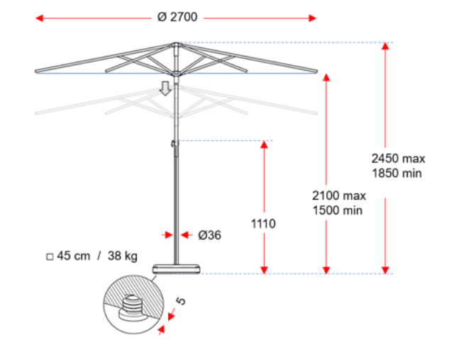 Prostor P2 - Afmetingen_0