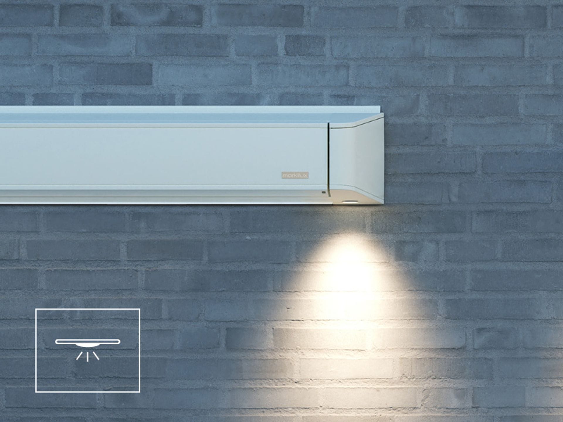 cassette-awning-markilux-mx-4-in-white-with-focus-on-led-spots-in-the-cassette